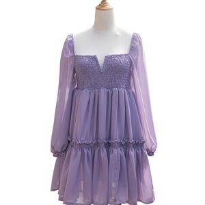 Elegant Lavender Kids Dress